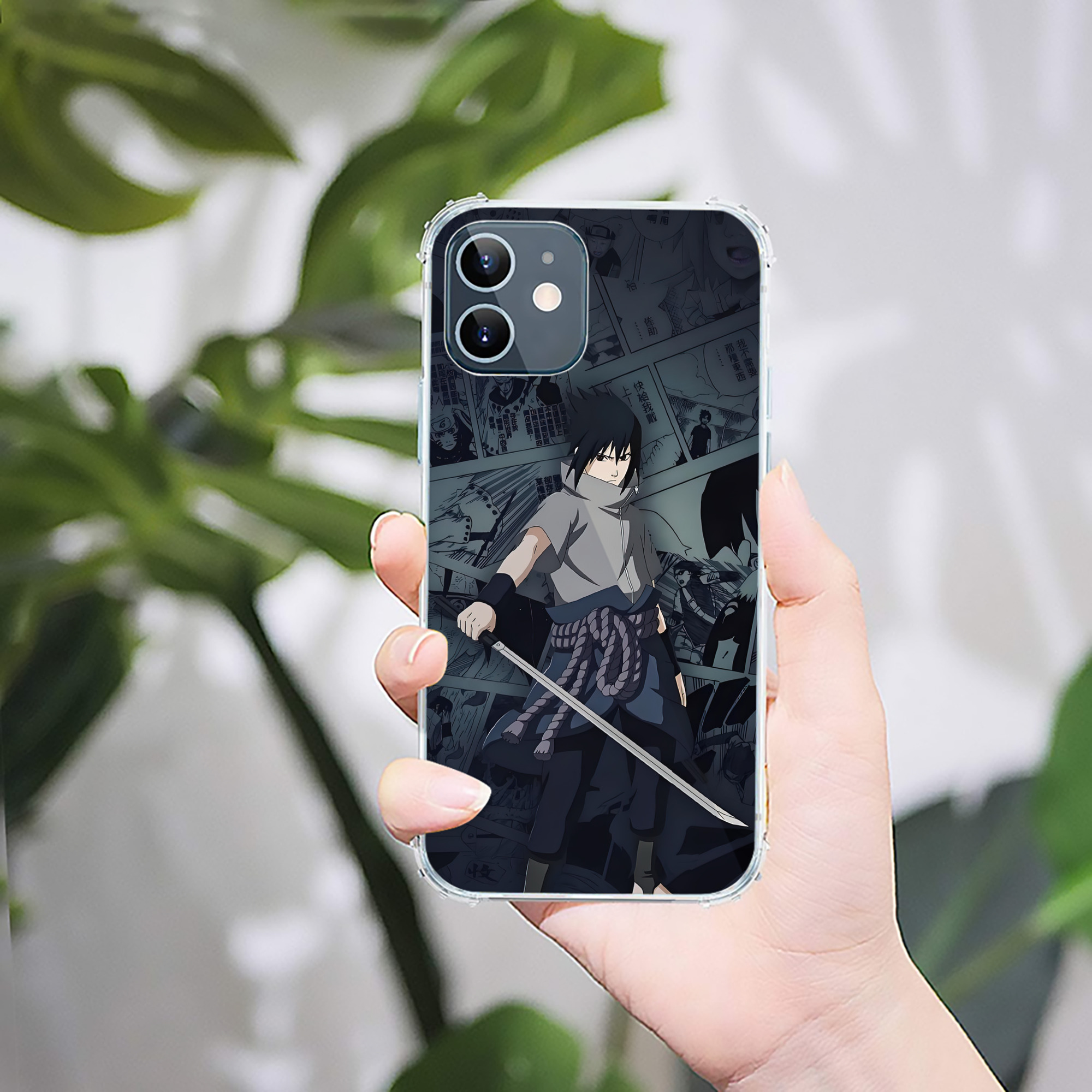 （画像用） NARUTO -ナルト- NARUTO -ナルト- 疾風伝 【iPhone 12シリーズ対応】透明スマホケース（クリアソフトケース）